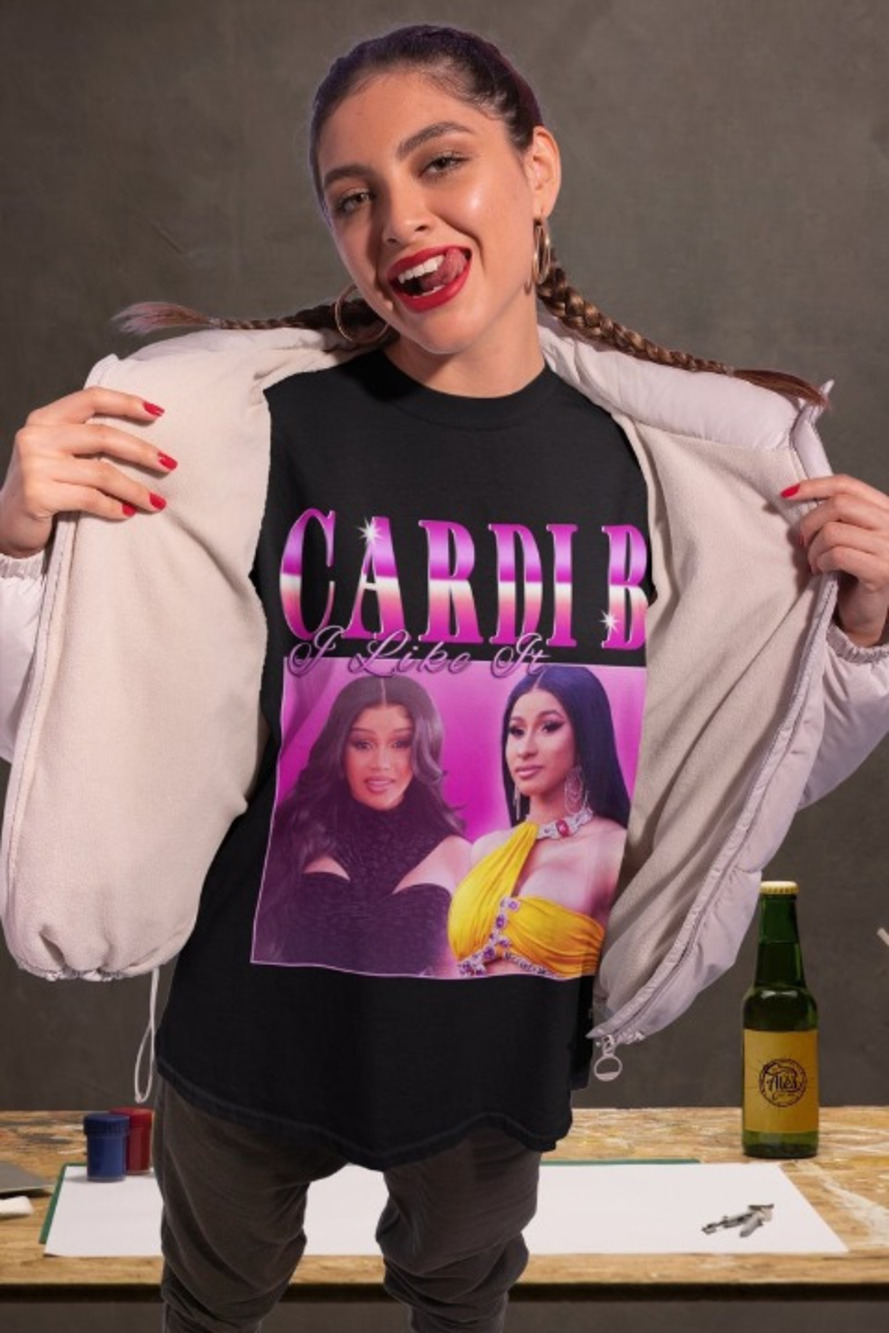 Cardi B Concert Shirt Cardi B Rapper Graphics 90 TShirt